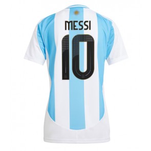 Argentina Lionel Messi #10 Hemmatröja Kvinnor Copa America 2024 Kortärmad